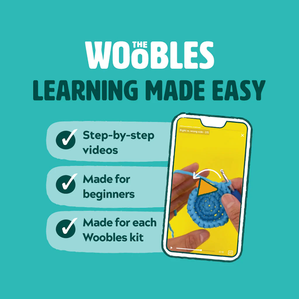 Woobles Bacon the Pig Crochet Kit