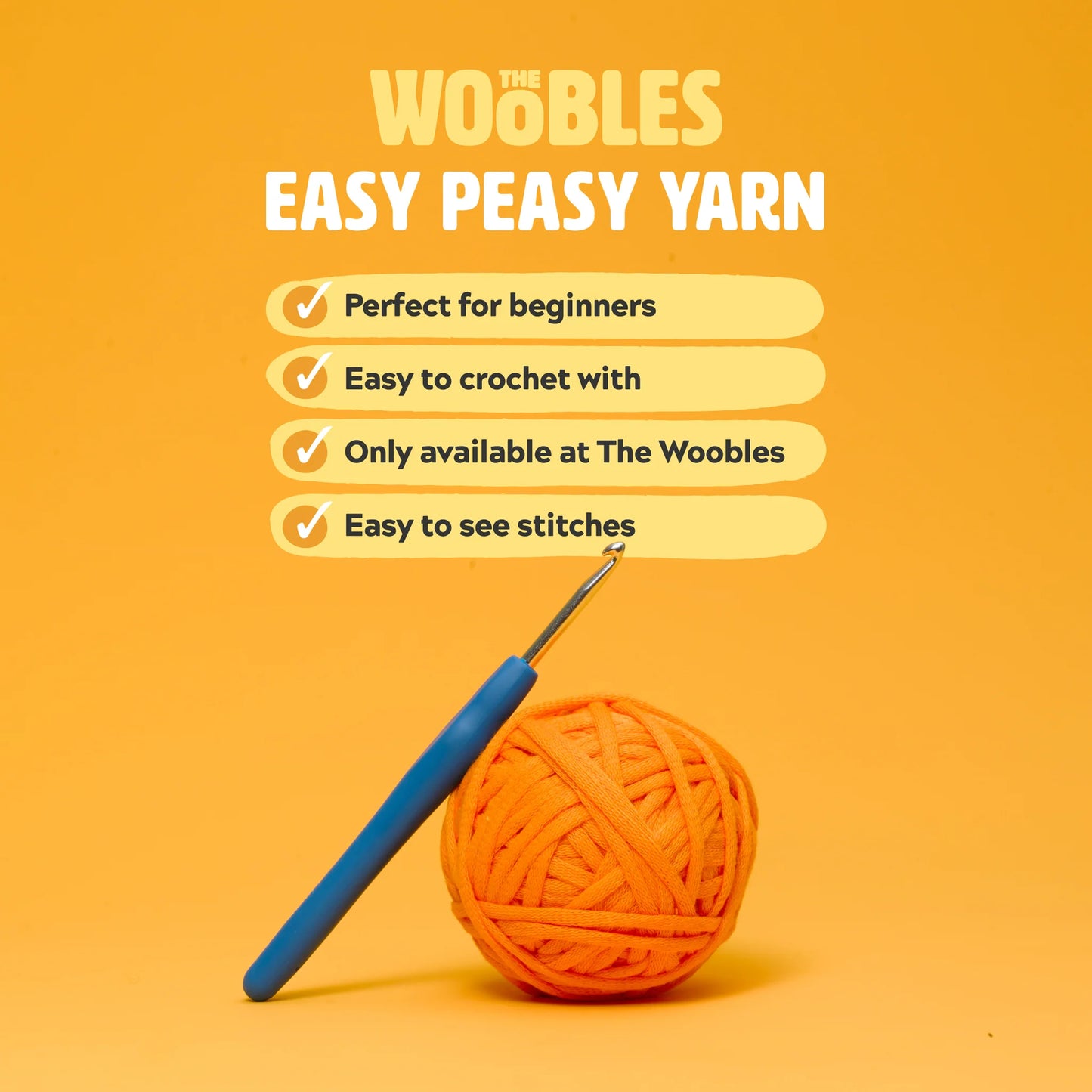 Woobles Bacon the Pig Crochet Kit